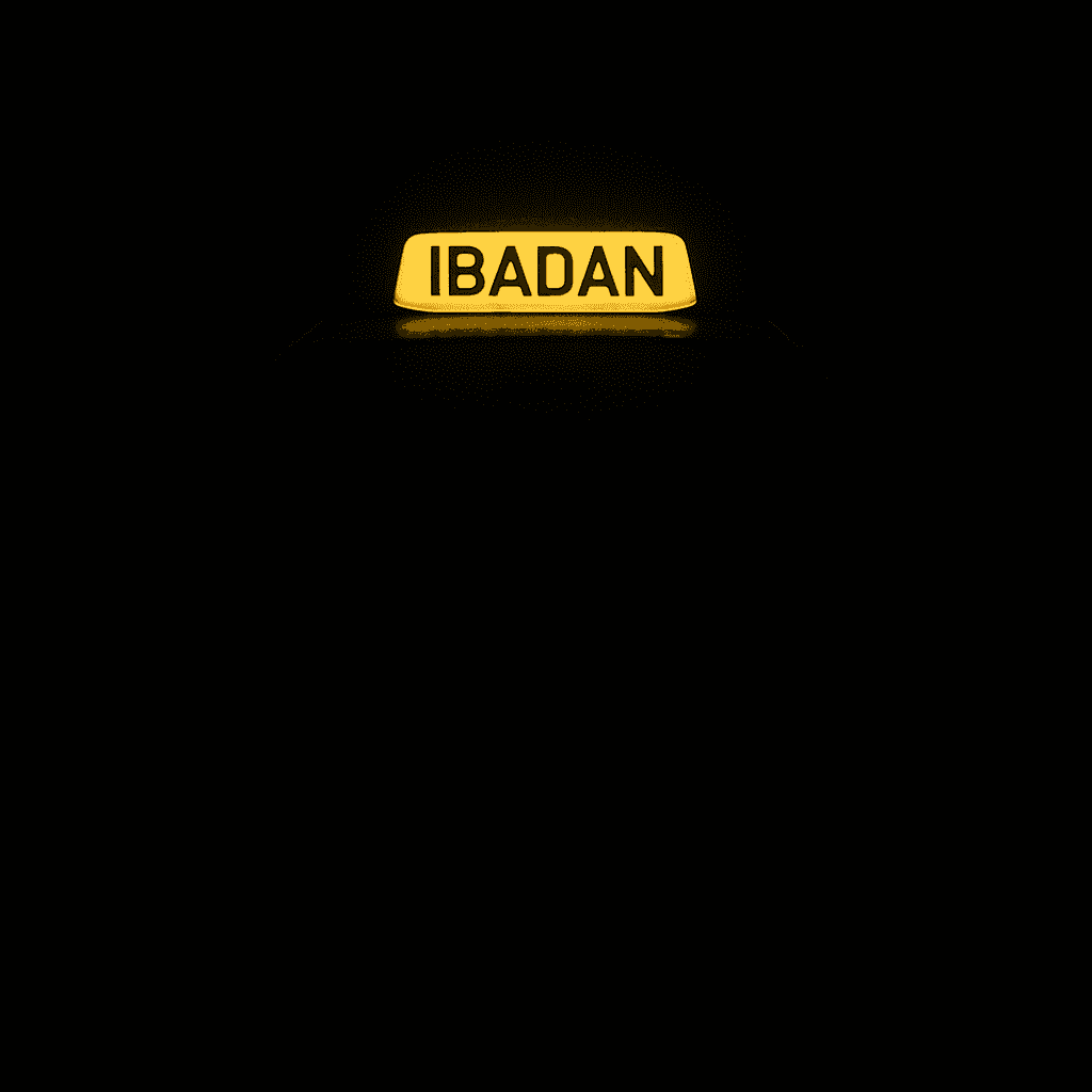 Mango Taxi with Illuminated Sign